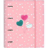 Blackfit8 - Raccoglitore ad anelli 4 da 35 cm con 100 fogli A4, ideale per bambini di diverse età, comodo e versatile,