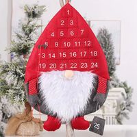Calendrier de l'Avent en feutrine avec le Père Noël - Calendrier de l'Avent à remplir et à suspendre - Père Noël