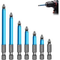 7 Pieces Set Non-Slip Magnetic Phillips Screwdriver Bit Set Magnetic Ph2 Flat Head Screwdriver Bit