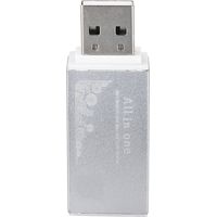 Lecteur de cartes mémoire universel compatible avec SD, Micro SD, M2, MMC et Memory Stick Pro Duo.