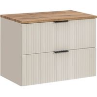 Meuble sous vasque + plateau 80 cm - Georgia Cashmere - Livraison gratuite