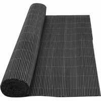 Künstlicher Weidenzaun 1 x 3 Meter, anthrazitgrau, 1.300 g/m², 90% Sichtschutz, empfohlen für Schatten oder die Gartens.