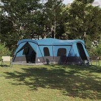 Vidaxl – Tente familiale 16 personnes – Construction en polyester 185T – Dimensions 680 x 510 x 210 cm – Résistante aux intempéries – Ventilation optimisée