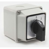 Sélecteur Rotatif Universel 220V 8 Bornes 3 Positions Commutateur Inverseur Avec Interrupteur Principal