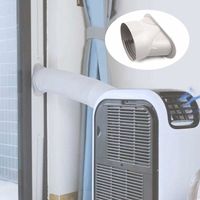 Exhaust Hose Adapter, Portable Air Conditioning Hose, Flat Mouth Interface, Easy to Use, 130mm