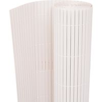 vidaXL Clôture de jardin Blanc 150 x 300 cm PVC