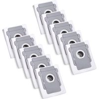 10 Sacs d'aspirateur pour iRobot Roomba i7 i7+ i3 i3+ i4 i4+ i6 i6+ j7 j7+ i8 i8+S9 S9+ E5 E6 E7 Clean Base, Sac à Poussière de Rechange Accessoire NPTERBL