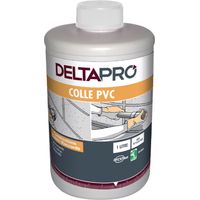 colle pvc - pour réseau eau potable sous pression - pot de 250 ml avec pinceau - deltapro 30601724