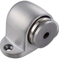 Magnetischer Türstopper, Bodenmontage, gebürstetes Metall