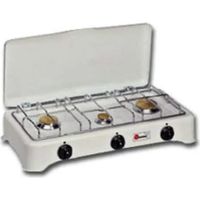 Cf Parker 5327 Fornello A Gas 3 Fuochi Blanc