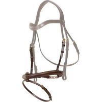 Nasenriemen dyon flash verstellbar Kette Leder braun