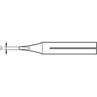 Pointe de fer à souder T10D 2x1mm pour fer à souder à l'étain JBC 30ST/40ST/SL2020/