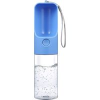 Gourde pour chien pour les déplacements, gourde d'extérieur étanche - 450 ml (bleu)