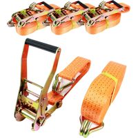 4x Spanngurte mit Ratsche Zurrgurt 2-tlg 10m 5t 5to 5000kg TÜV/GS