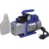 Vidaxl – Pompe à vide 71 L/min – Puissance 250 W – Boîtier en aluminium – Manomètre intégré pour contrôle débit – Idéale pour systèmes de réfrigération