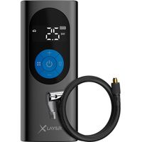 XLAYER POMPE À AIR ÉLECTRIQUE AVEC 6 000 MAH - COMPRESSEUR DE BATTERIE MOBILE POUR VOITURE, VÉLO, MOTO, MATELAS GONFLABLE ET BAL