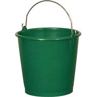 Seau Vert 10l Gradué Robuste, Gradué, Polyvalent - Aluminium Et Plastique