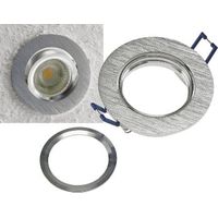 Einbaustrahler Rund Ø84mm Einbau Ø68mm, schwenkbar, Clip Ring