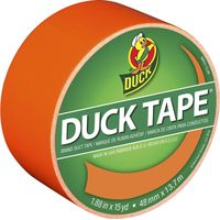 ShurTech Duck-Nastro adesivo 1265019 colori, colore: arancione Neon, 4,78 (1,88) cm X 15 m, singolo