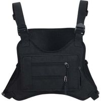 ( noir)Sac à outils Sac Poitrine réfléchissant