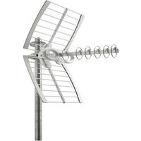Antenne TV TNT extérieure UHF rateau - FRACARRO - Sigma 6HD - Double réflecteur - Directivité sans égal