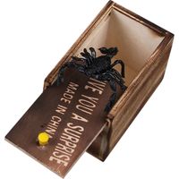 Boîte à surprises en bois, farce amusante, boîte à surprises artisanale pratique.