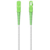 AISENS Cable fibra optica latiguillo G657A2 3.0 9/125 SMF simplex CPR Dca LSZH, SC/APC-SC/APC, blanc