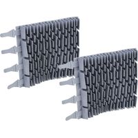 vhbw 2x Brosse compatible avec Zodiac RG3200, RT 3200, RT 2100 robot aspirateur de piscine - en caoutchouc, 24,7 x 18 x 2,8 cm