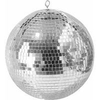 KARMA DJ 302 SFERA A SPECCHI 200 mm rotante multi sfaccettata bianca