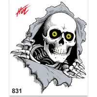 Adesivi Stickers Medi Teschio 13,5 x 16 cm