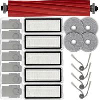 NALOOKAMIC Kit d'accessoires pour aspirateur robot Roborock QV 35A/QR 798/QV 35S (pièces de rechange pour QV 35A et QV 35S)