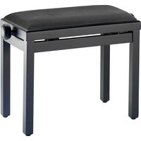 Banqueta de piano Stagg PB39 Negro Mate Ajustable