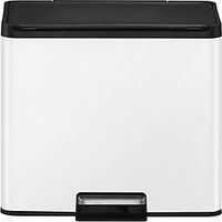 Papelera de pedal Recycler acero 30 l colector doble