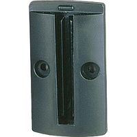 Placa de pared negra para esquina de 50 mm