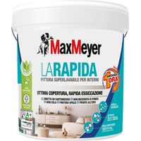 MaxMeyer La Rapida,, Idropittura Superlavabile per Interni, Bianco, 14L