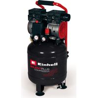 Einhell Compresseur Silencieux TE-AC 24 Silent (750 W, Max. 8 bar, Cuve 24L, 135 L/m, 57dB, moteur sans huile ni entretien)