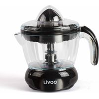 Presse-Agrumes Électrique - Pour jus d'orange, citron et autres agrumes - Rotation Double Sens - 25 W, Noir