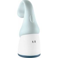 BÃABA - Lampada Notturna per Bambini e Neonati, Portatile Wireless, Luce Delicata, Ergonomica: si Appende a Maniglie e Lettini, Autonomia: 90 Ore, Evolutiva: Diventa una Torcia, Blu