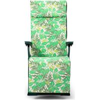 Sedia a Sdario da Giardino Relax Solenny 5 Posizioni Imbottitura 3 cm