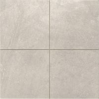 Carrelage sol imitation béton gris 44 x 44 cm – Grès cérame – Finition mate – Compatible chauffage au sol – Résistant intérieur et extérieur – Realonda