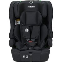 Silla de auto - NANIA - LIMA - Grupo 1/2/3 - 76-150 cm - Isofix - I-Size - Reductor - Negro