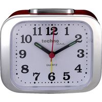 Techno Line Model XL rot Quarzo Sveglia Rosso Tempi di allarme 1 Timer 1 tempo