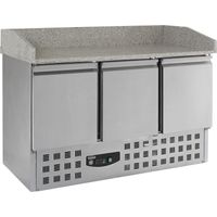 Table réfrigérée pizza 3 portes battantes 1400mm - Refroidissement statique - Combisteel