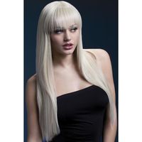 Fever Jessica Wig - Blonde - Long Straight with Fringe - 26inch/66cm - 42538