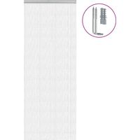 Türvorhang aus Ketten 80x201 cm Aluminium vidaXL