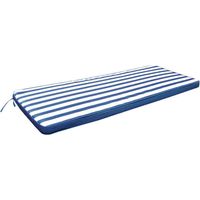 Rechteckiges Kissen im abnehmbaren Wasser -Repellent Polyester 110 x 45 cm - Blue