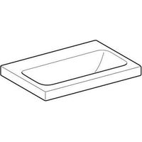 Geberit iCon Light Waschtisch, 60 cm x 42 cm, ohne Hahnloch, ohne