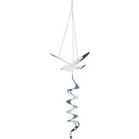 Elemento decorativo jardín hq-invento seagull poliéster 34x110 cm