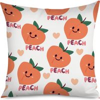 Housse de Coussin Pêche Style Été