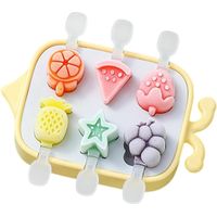 Moules à glace en silicone pour enfants, mini moules à sucettes glacées sans BPA, moule à bâtonnets de glace